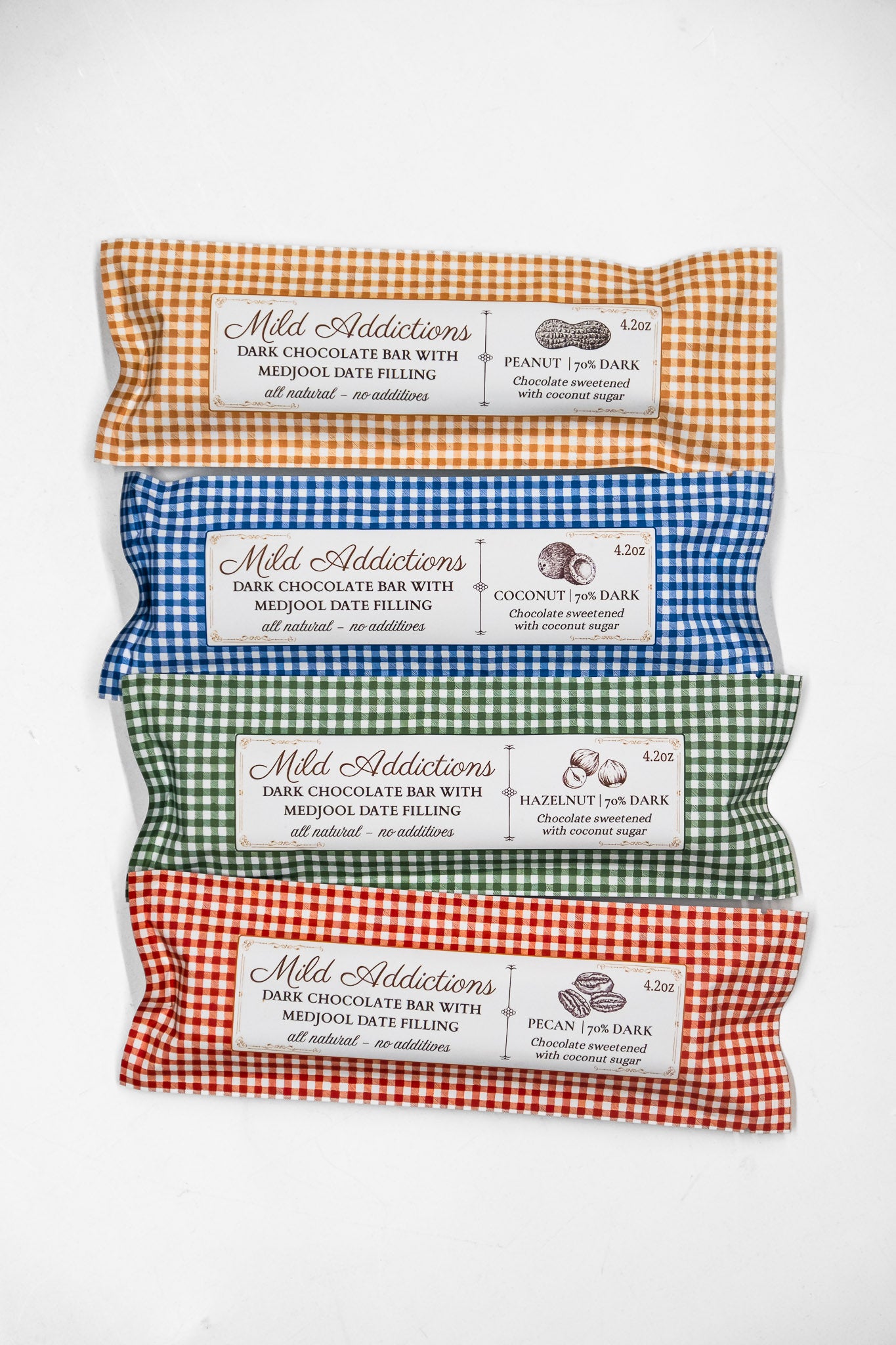 Dark Chocolate Bar w Coconut & Medjool Date Filling : 4.5oz