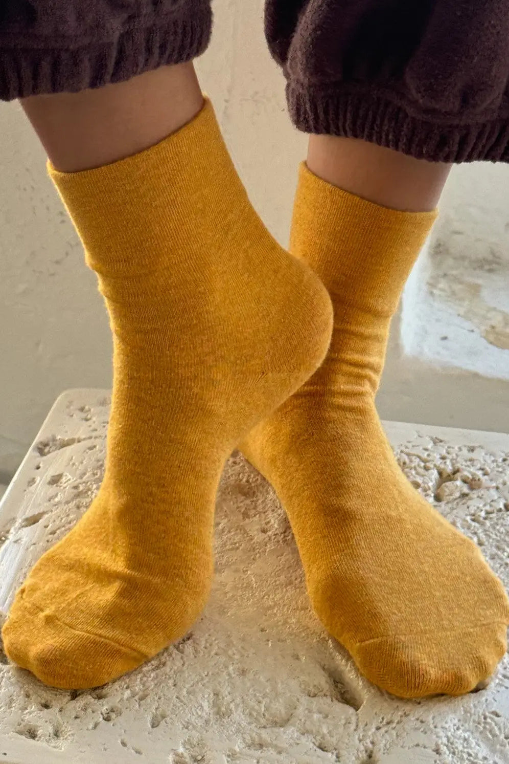 Sneaker Socks in Marigold