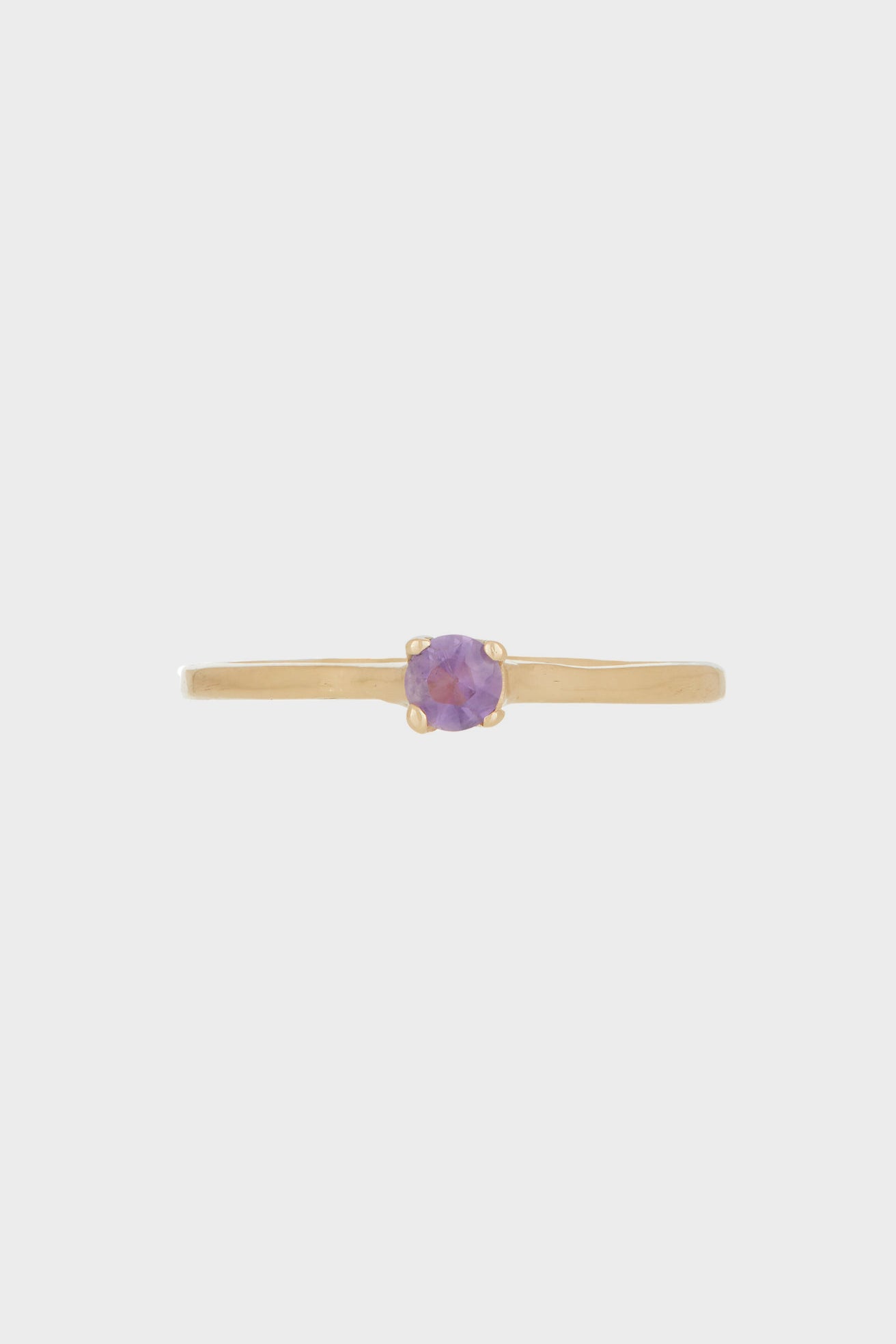 Palace Ring in Amethyst & 14k Yellow Gold