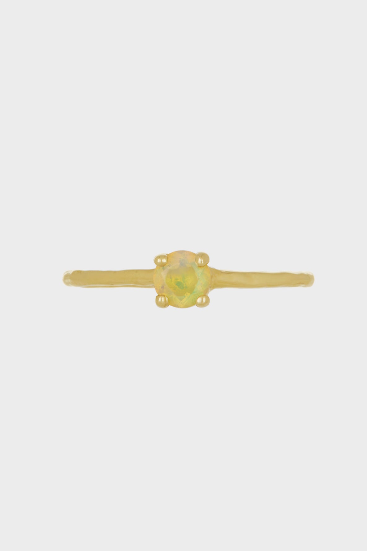 Princess Ring in Opal & 14k Yellow Gold by Mondo Mondo