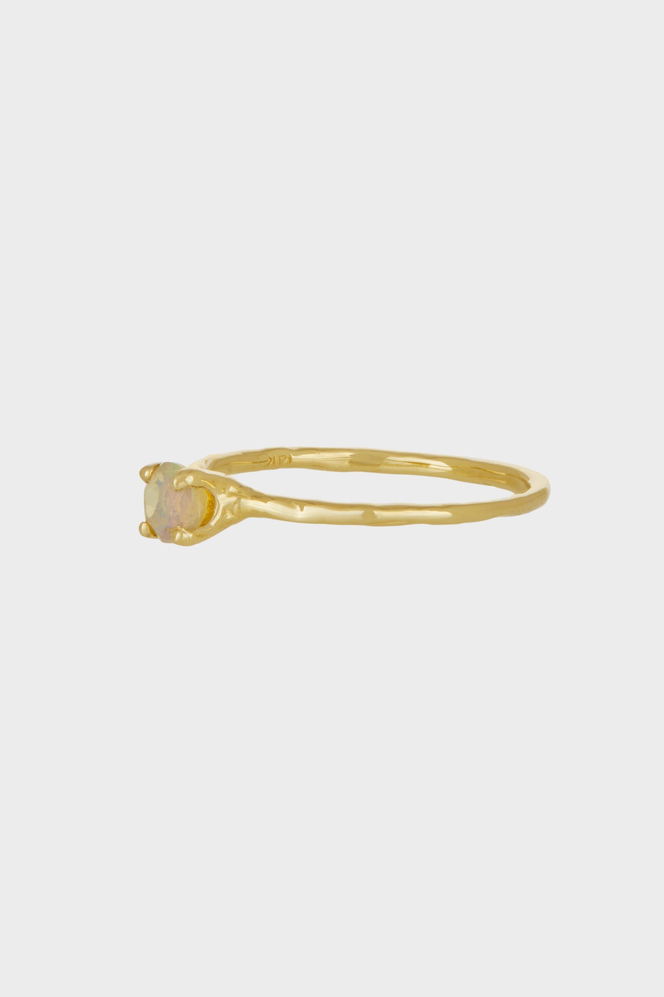Princess Ring in Opal & 14k Yellow Gold by Mondo Mondo
