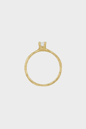 Princess Ring in Moonstone & 14k Yellow Gold by Mondo Mondo http://www.shoprecital.com