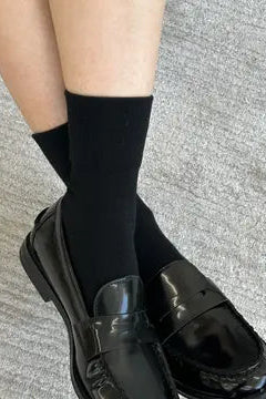 Sneaker Socks in True Black