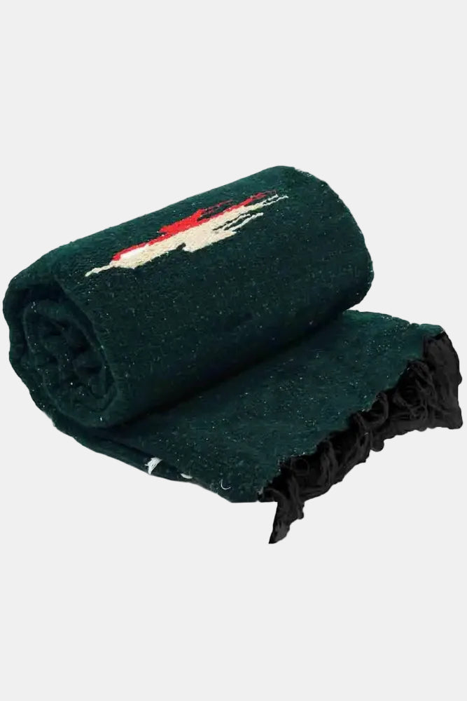 Forest Green Thunderbird Blanket