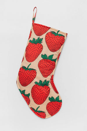 Holiday Stocking in Strawberry