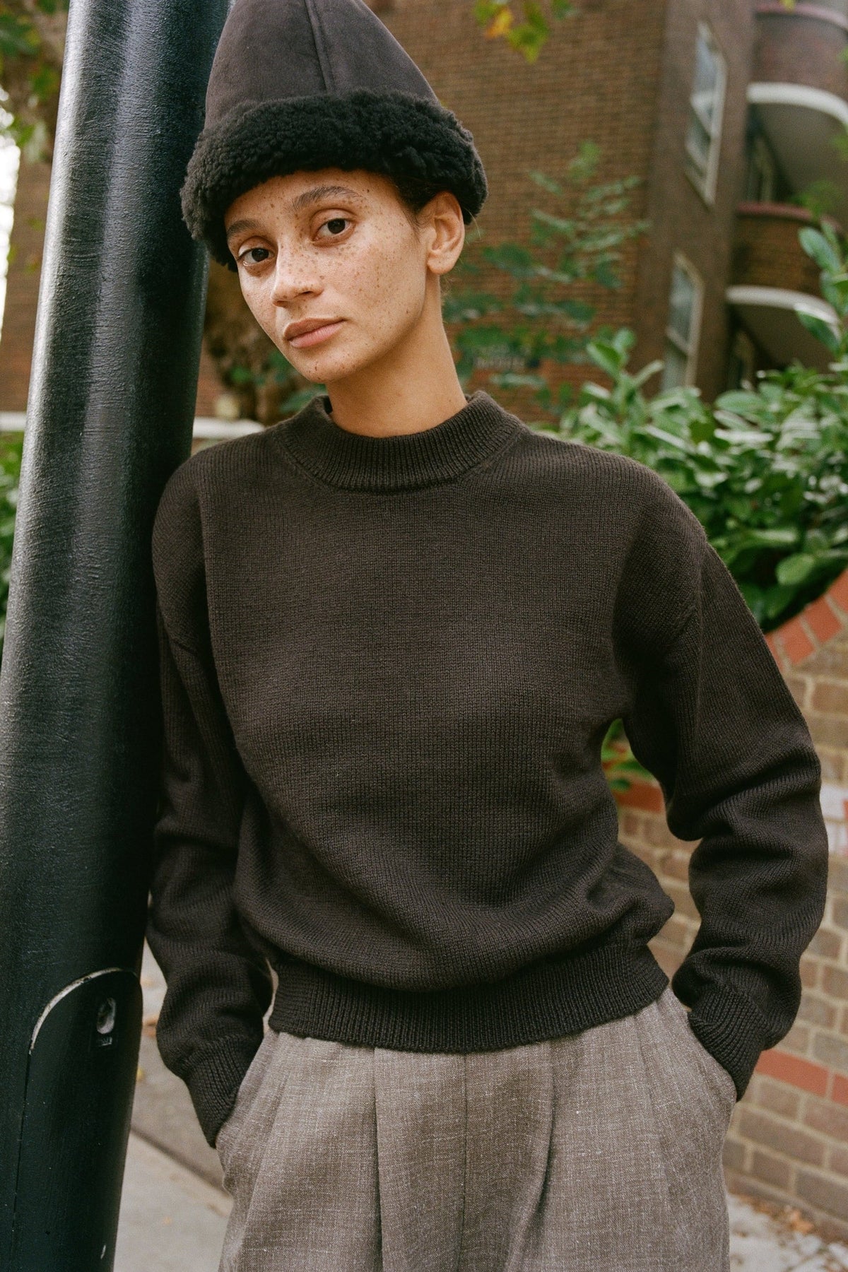 Cindy Jumper in Bark