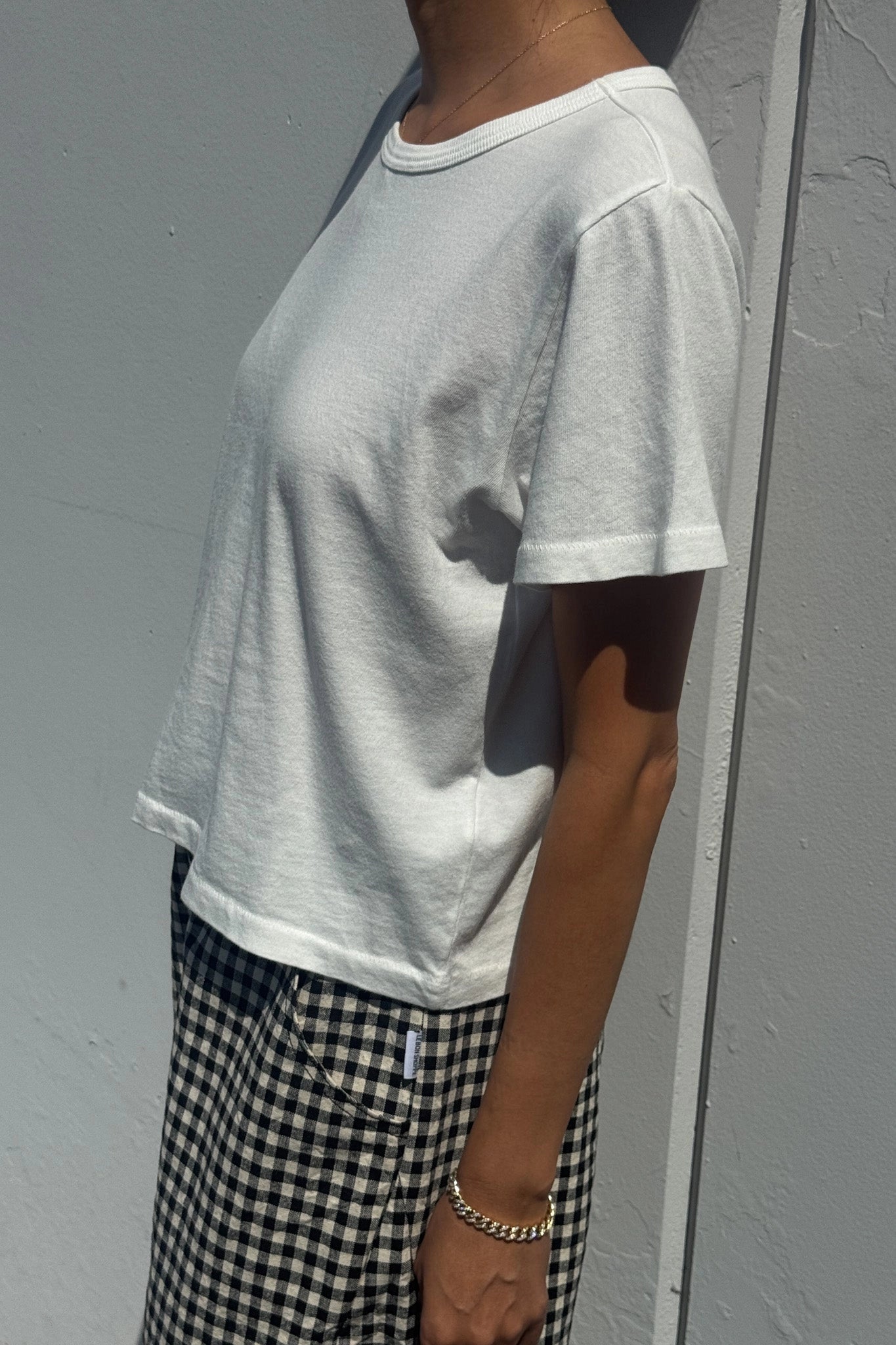 The Little Boy Tee in Vintage White