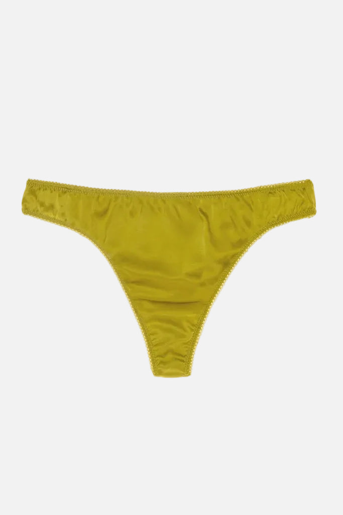 Grier Thong in Chartreuse