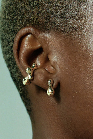 Seep Ear Cuff in Gold by Faris