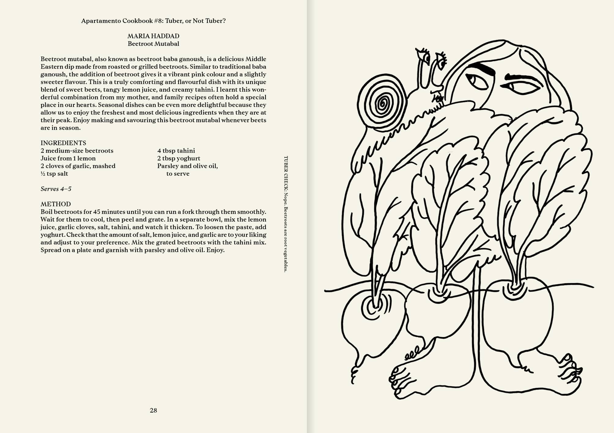 Apartamento Cookbook #8 : Tuber, or Not Tuber?