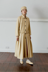 Willow Coat in Butter Nappa Leather