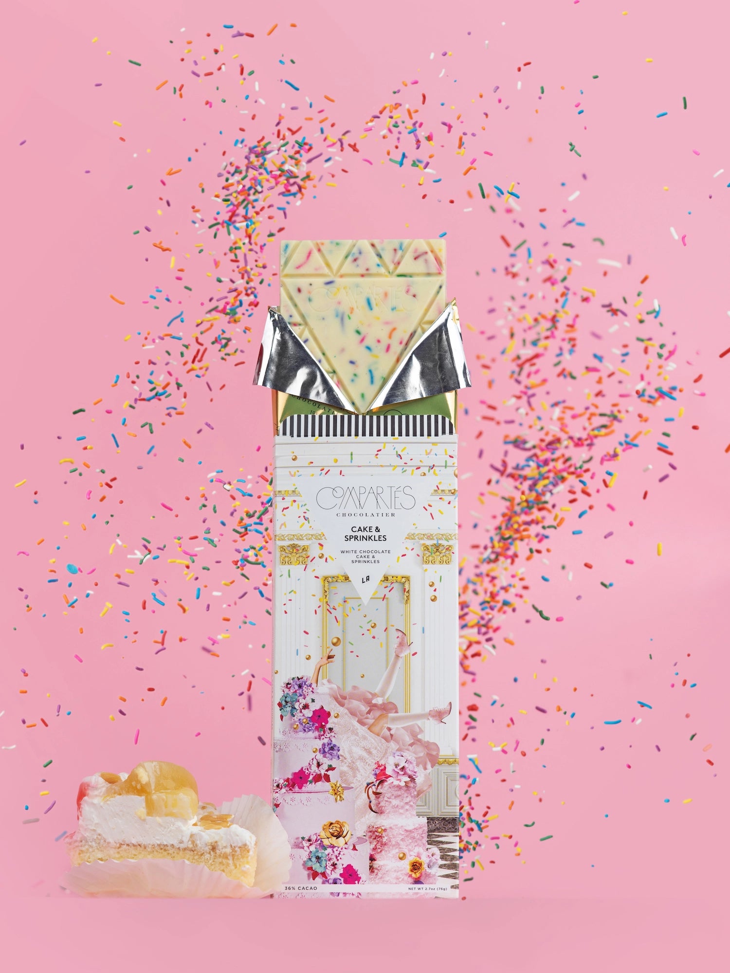 Cake and Sprinkles Chocolate Bar