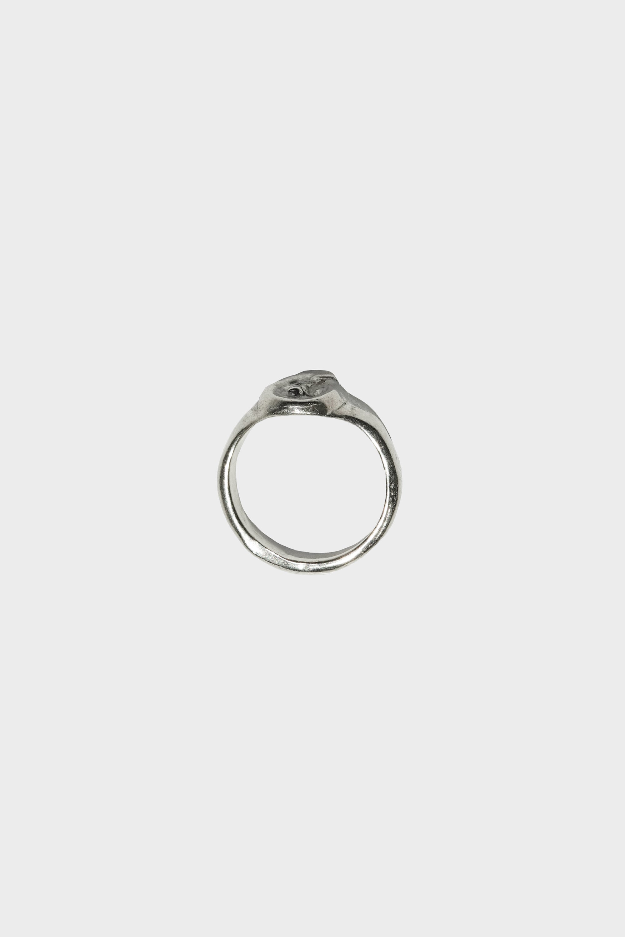 Calla Signet Ring in Sterling Silver