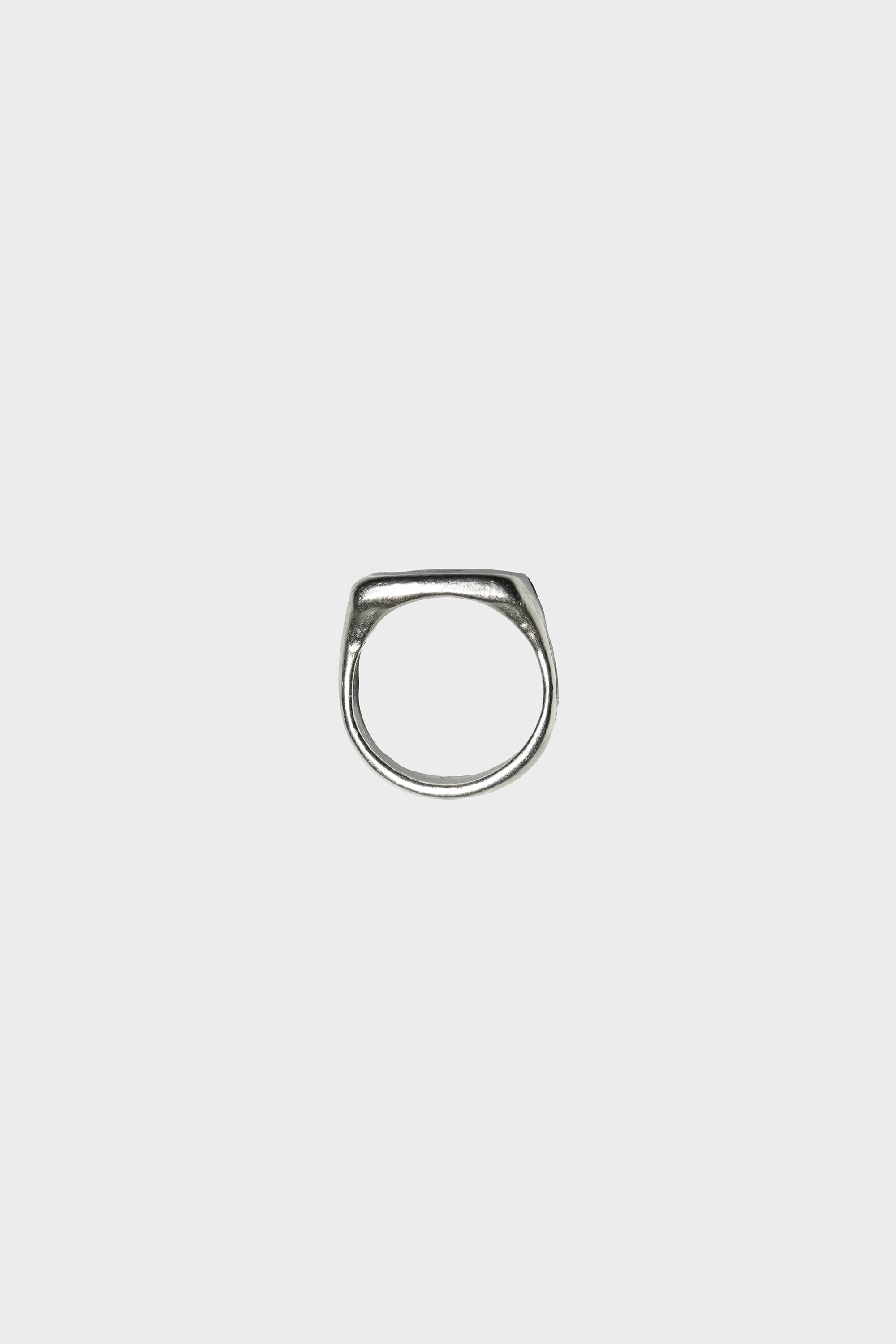 Square Signet Ring in Sterling Silver by Oxbow