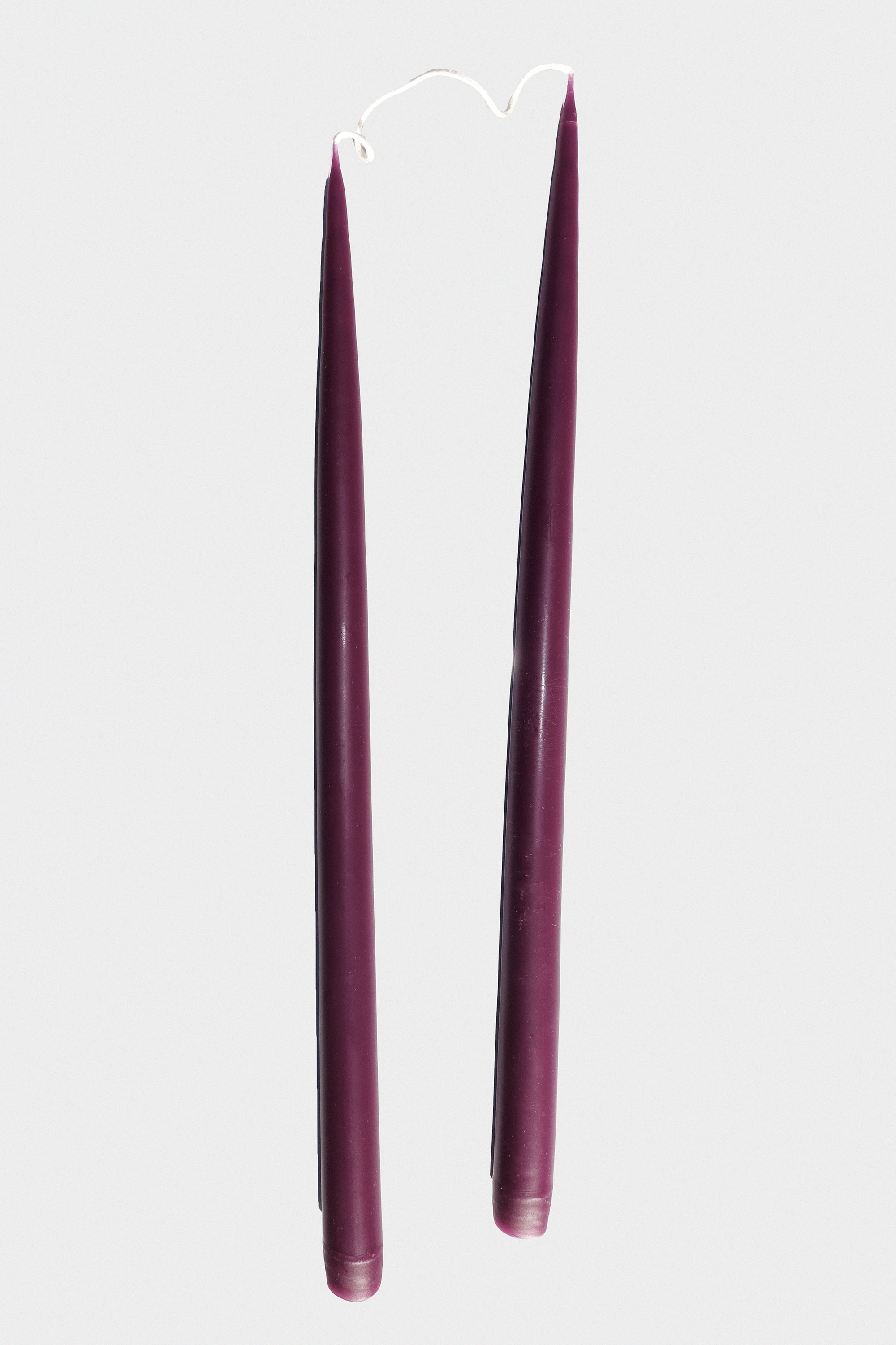 17" Taper Candles in Plum