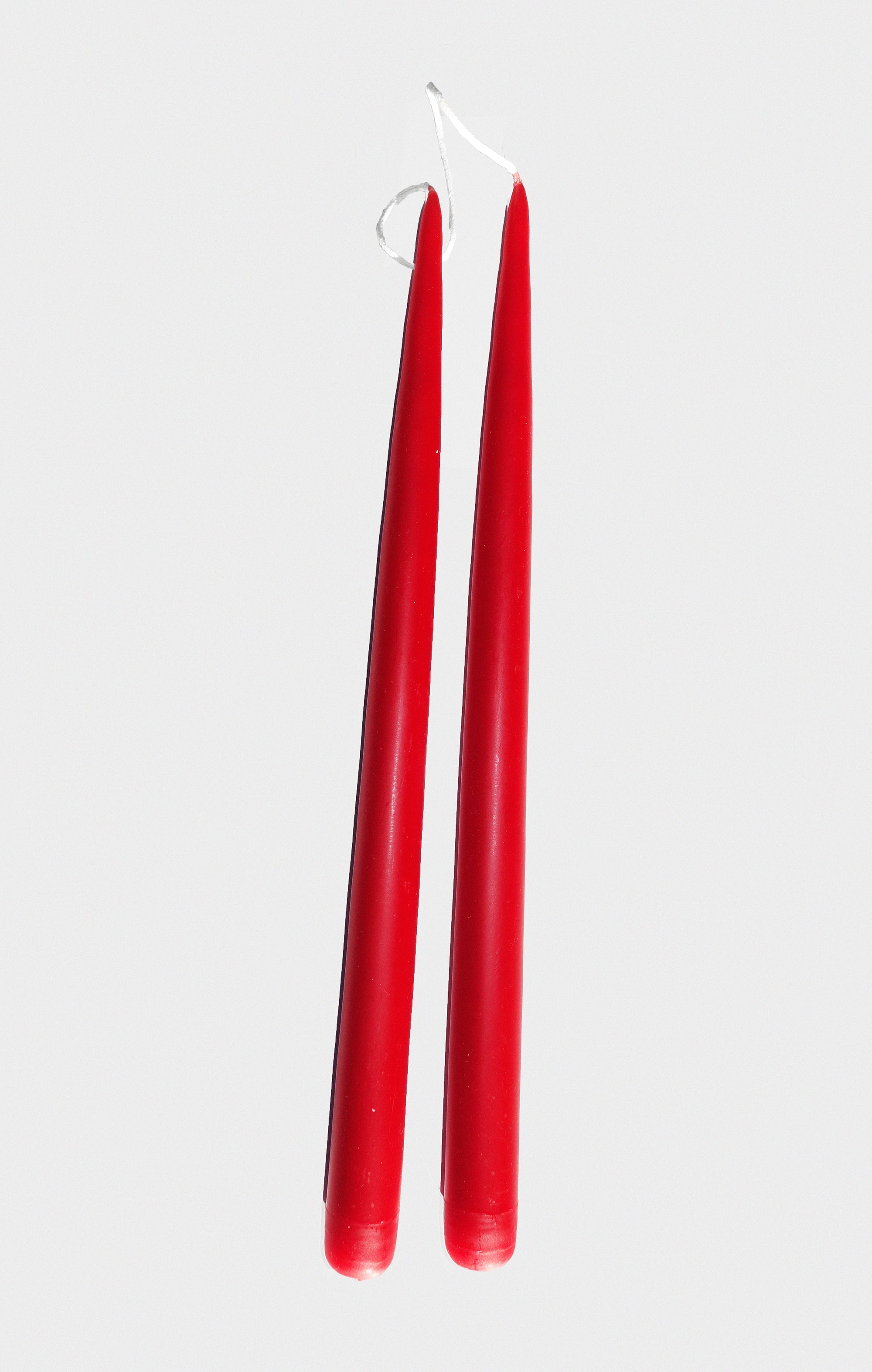 13" Taper Candles in Red Red