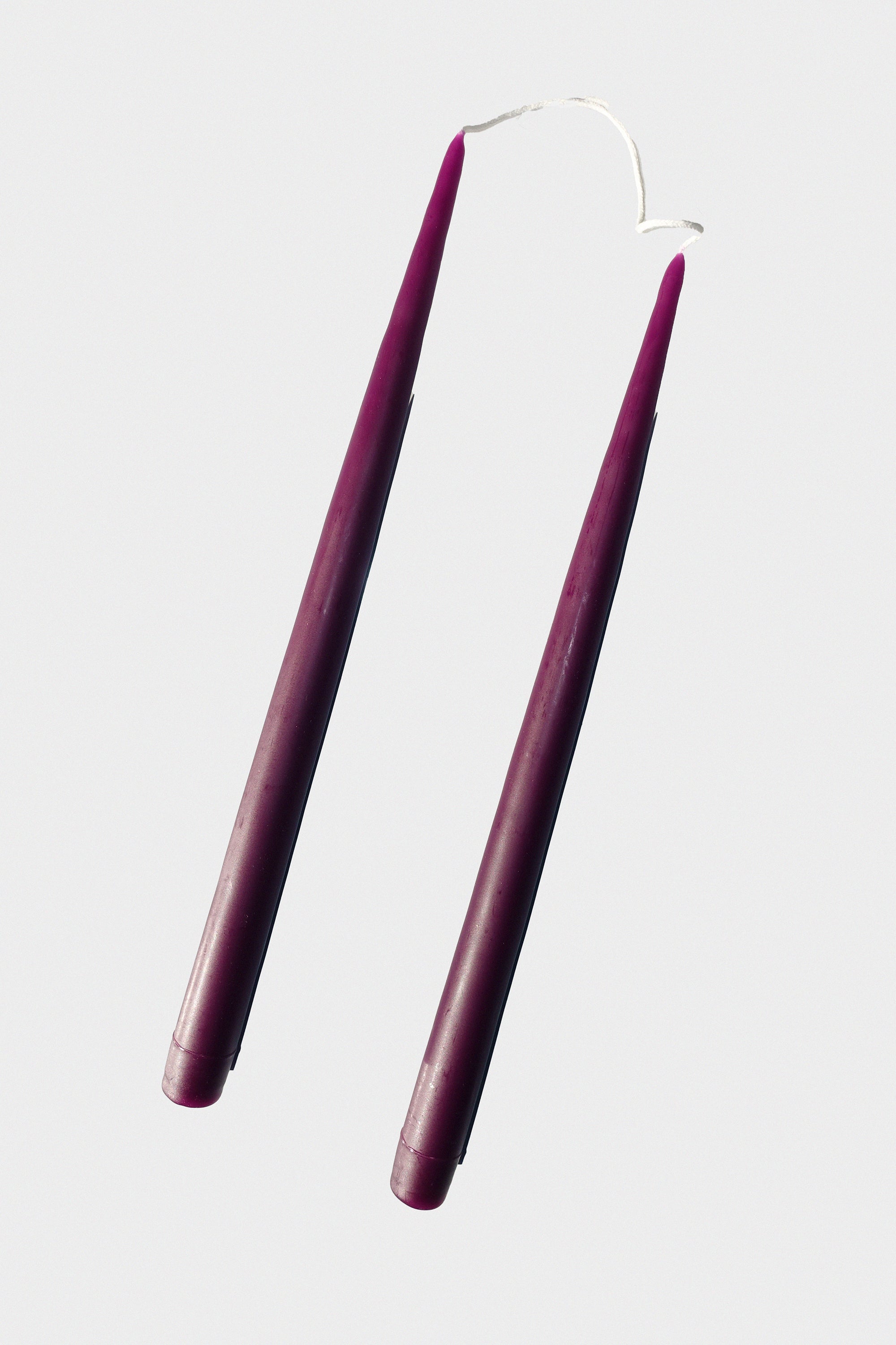 13" Taper Candles in Plum