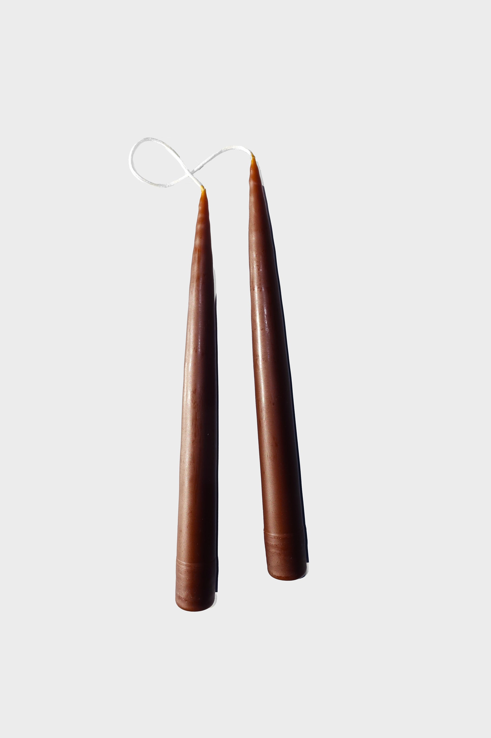 09" Taper Candles in Cocoa