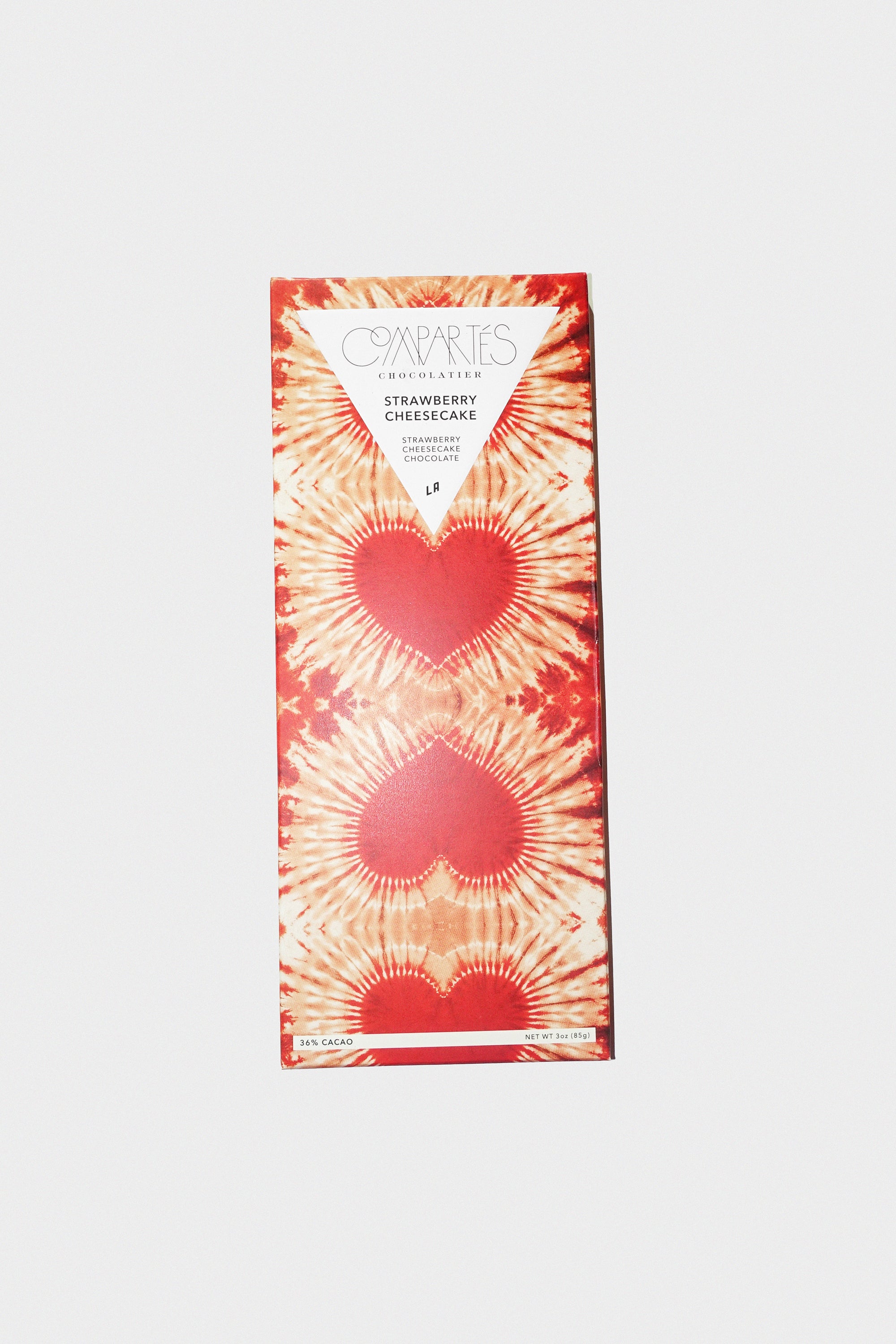 Strawberry Cheesecake White Chocolate Bar by Compartes