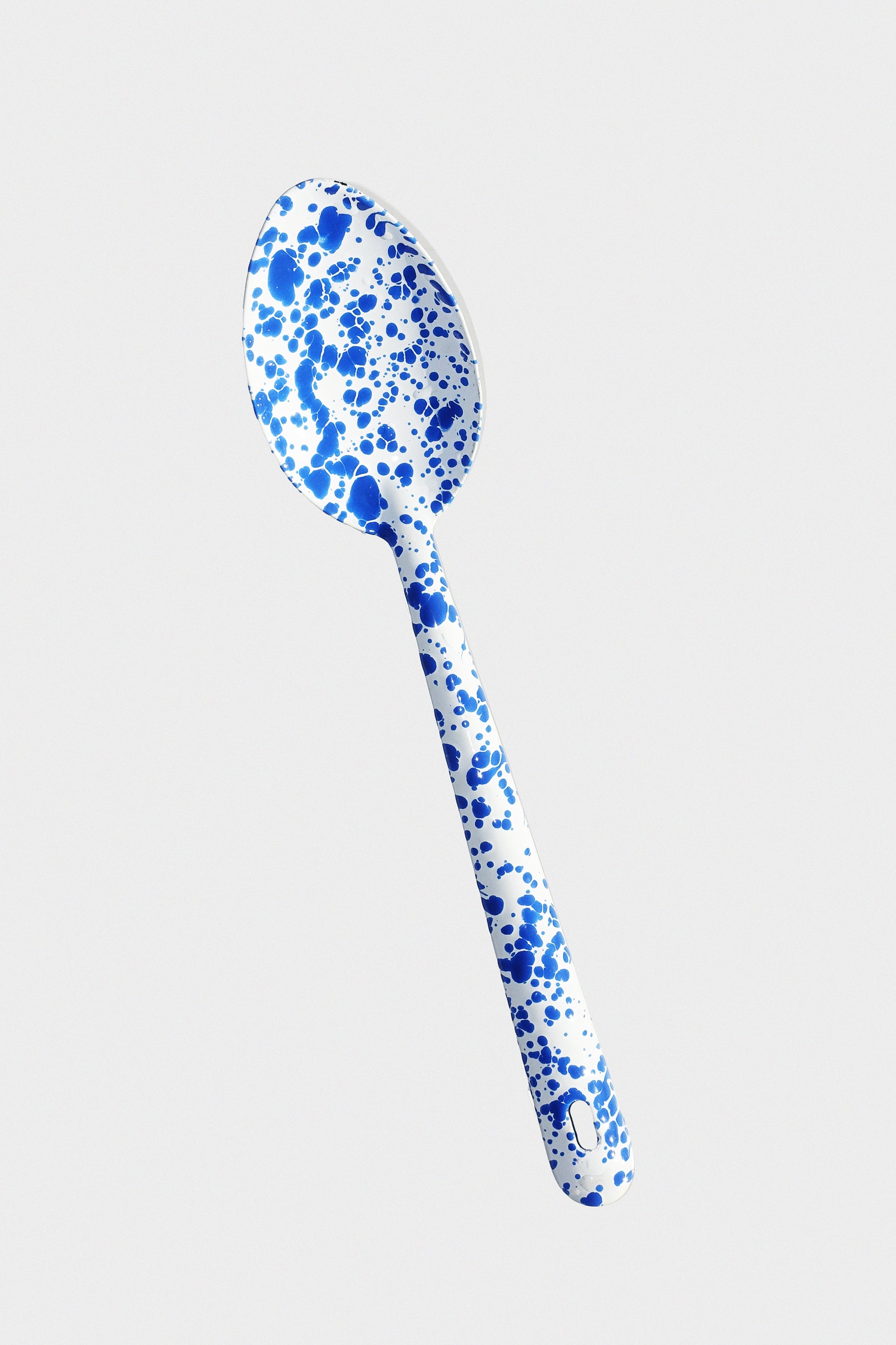 Large Spoon in Blue Splatter