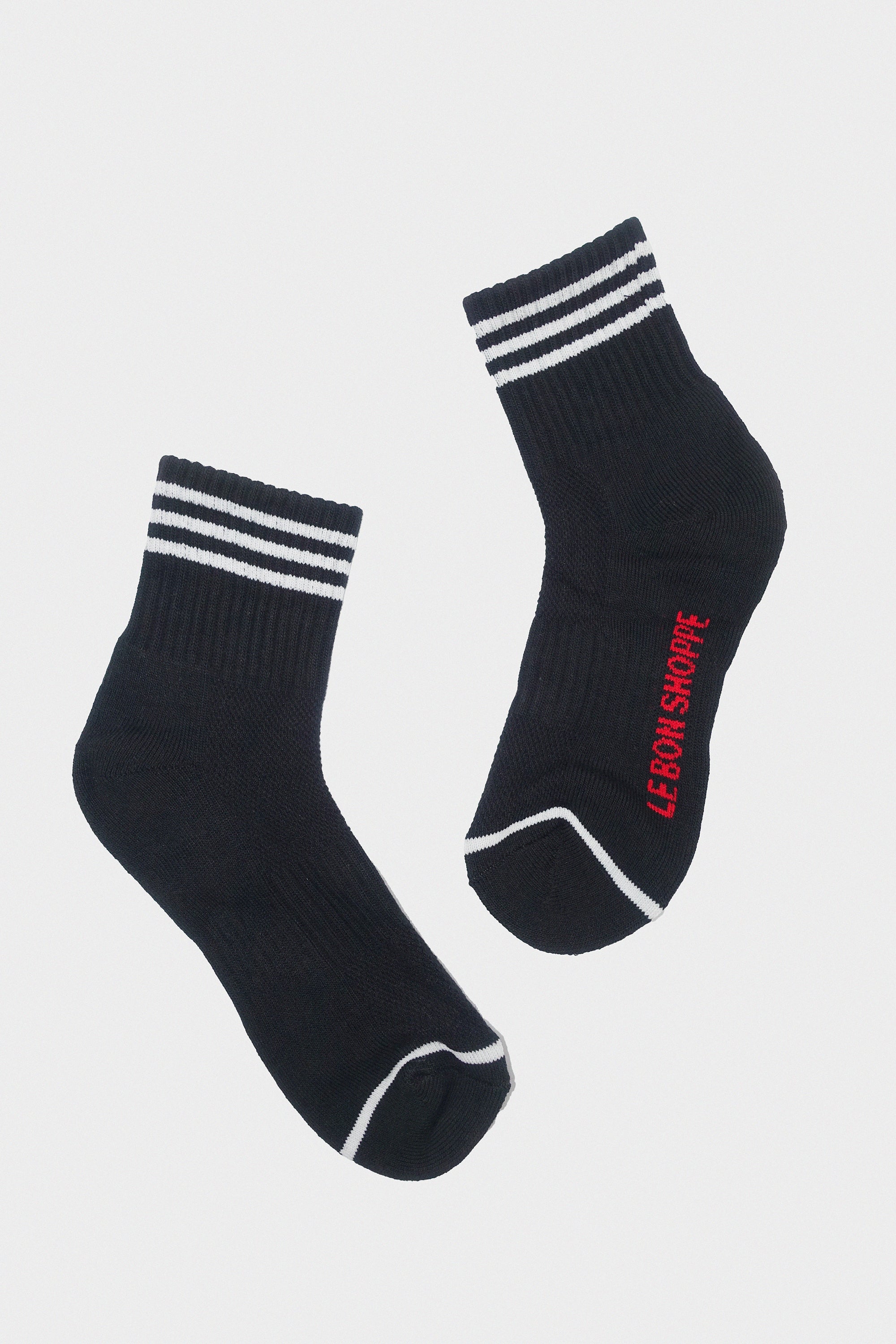 Girlfriend Socks in Black by Le Bon Shoppe