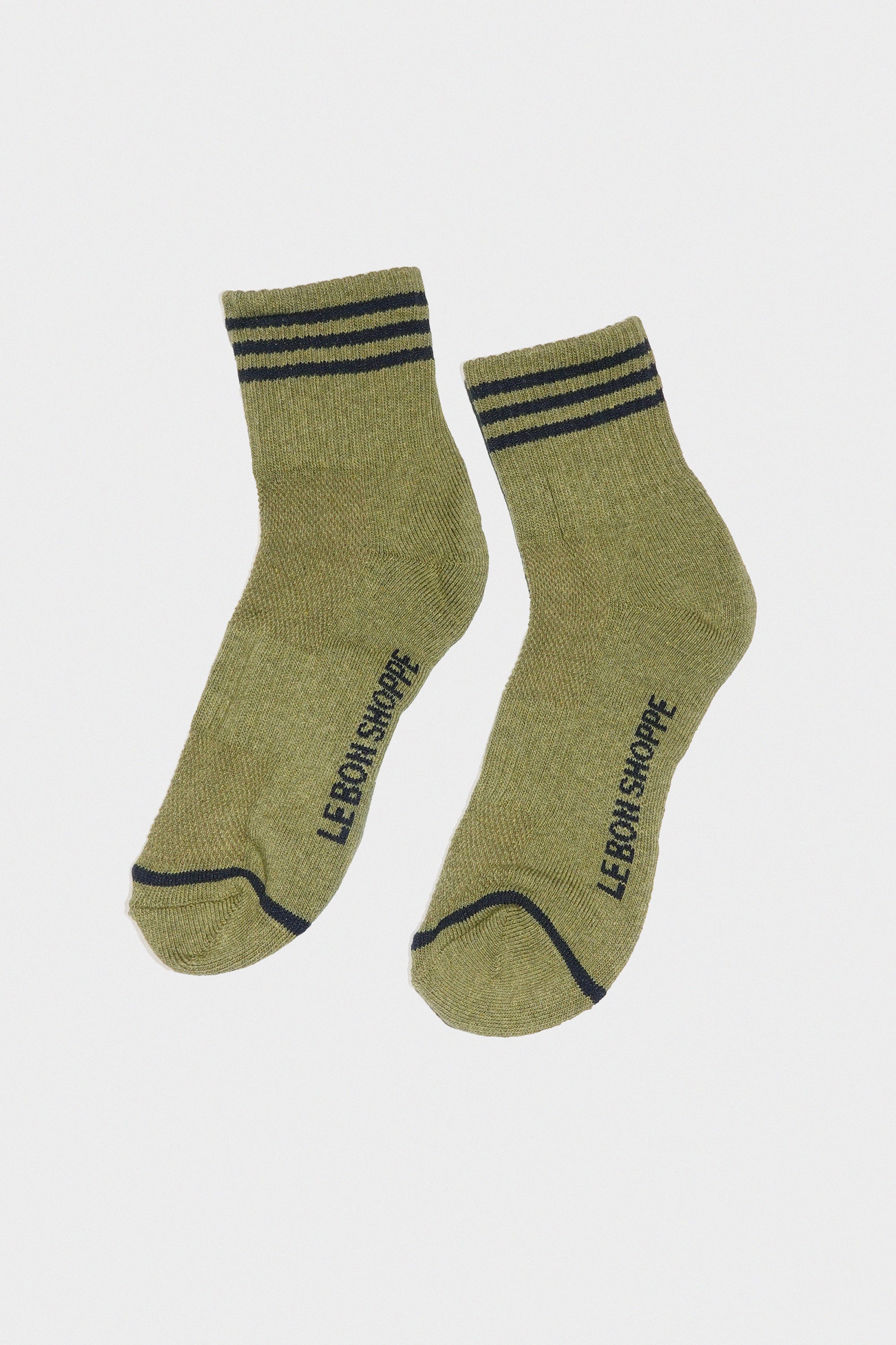 Girlfriend Socks in Sage by Le Bon Shoppe