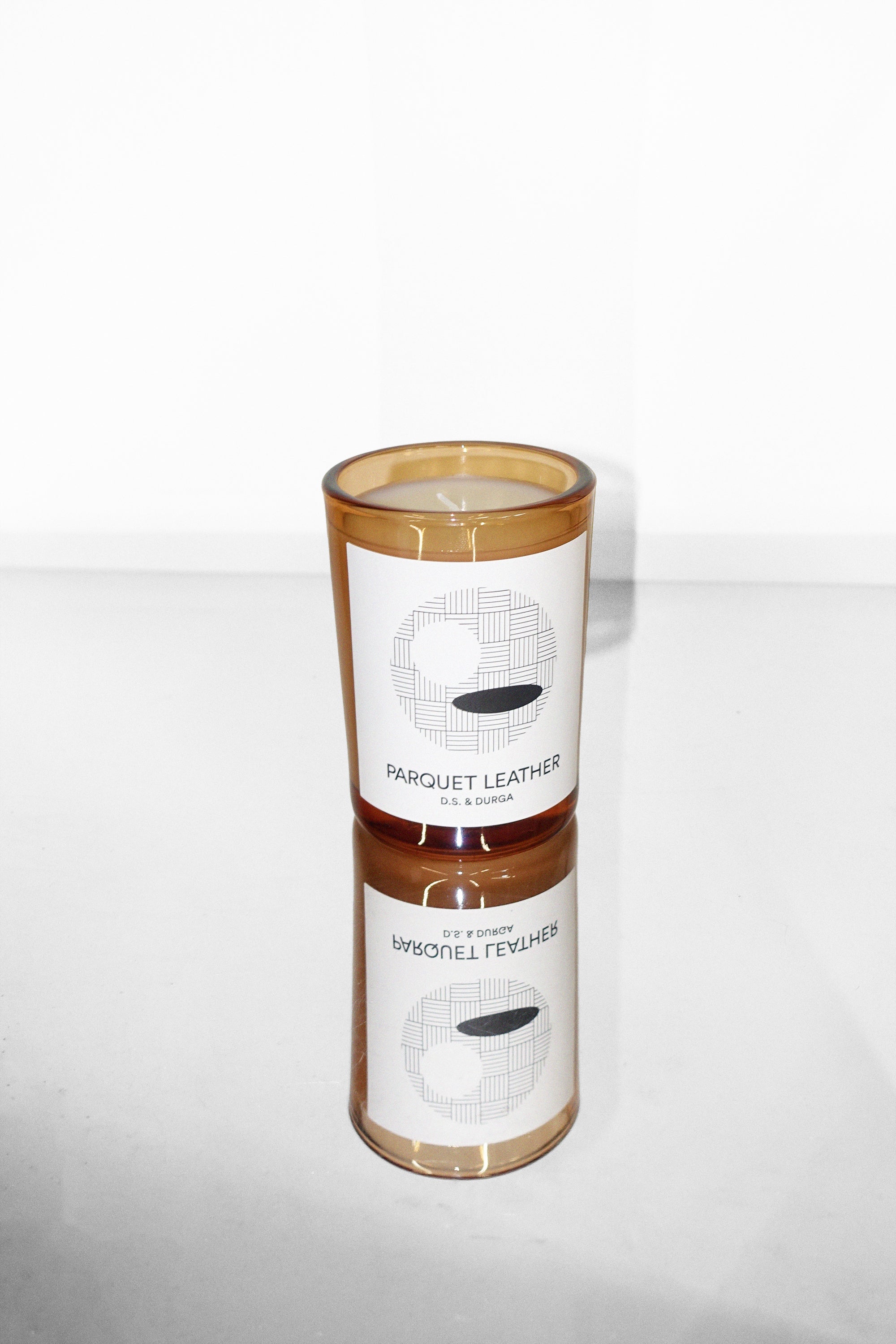 Parquet Leather Candle