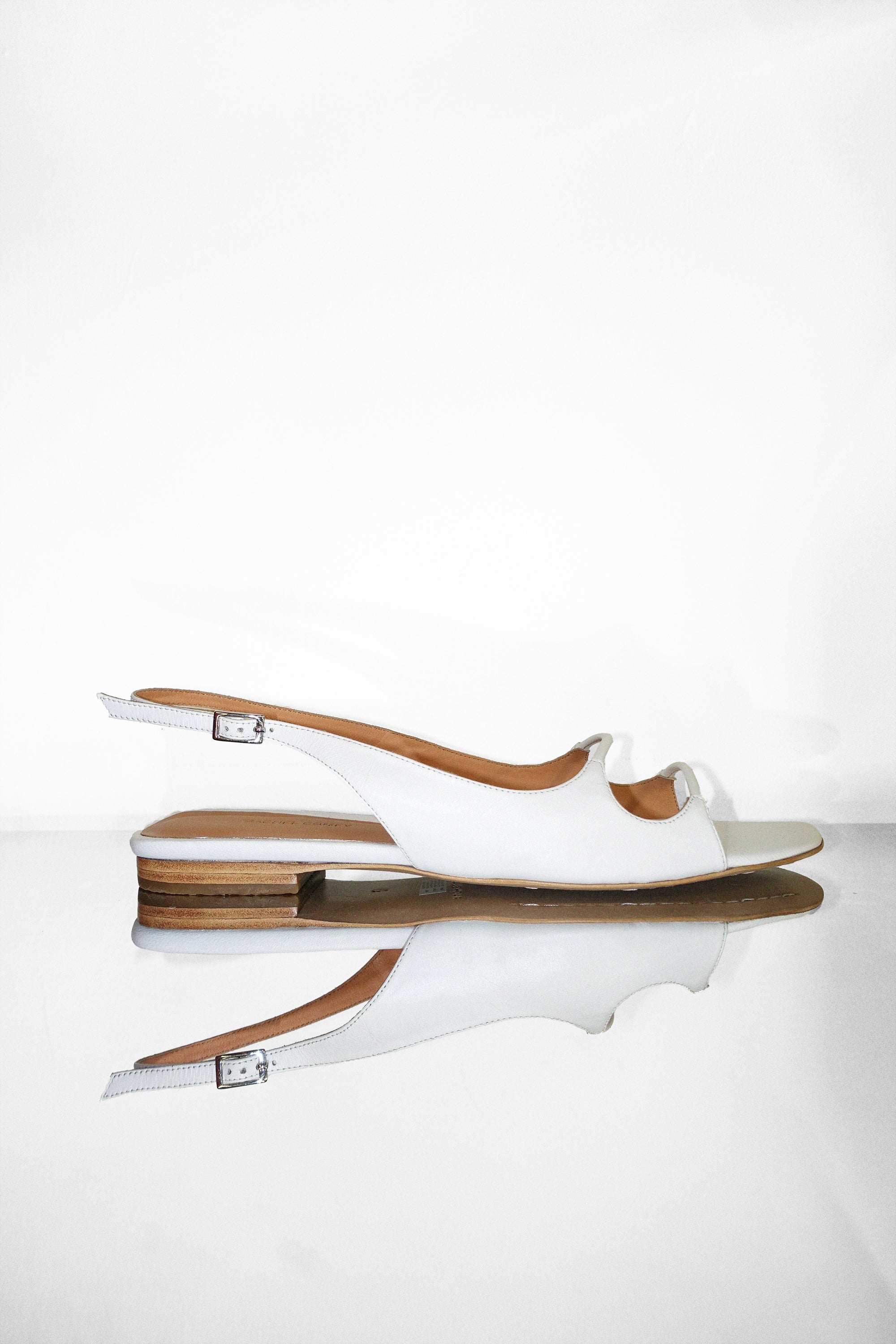 Veluza Sandal in White by Rachel Comey