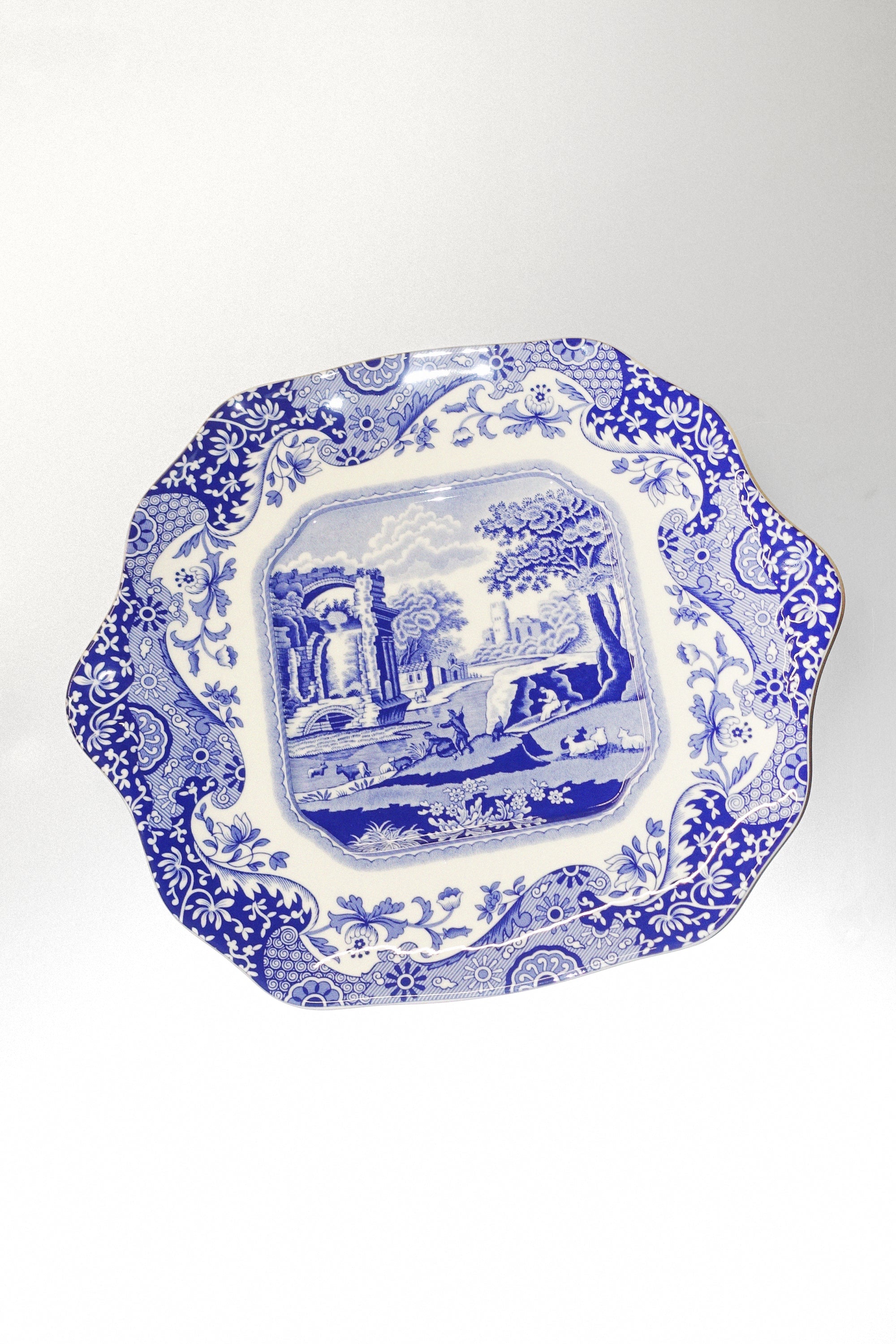 Blue Italian English Bread & Butter Plate by Spode