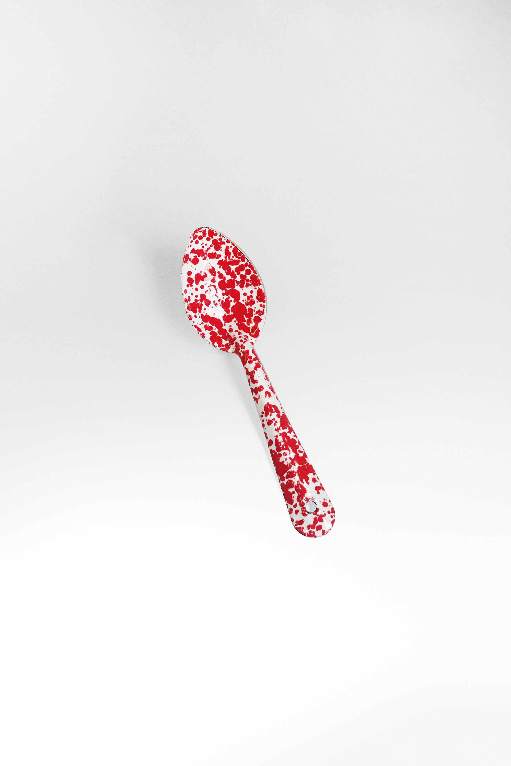 Medium Spoon in Red Splatter by Crow Canyon Home