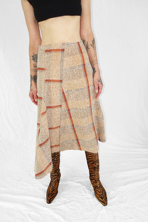 Camden Skirt in Boucle Blanket Plaid by Caron Callahan