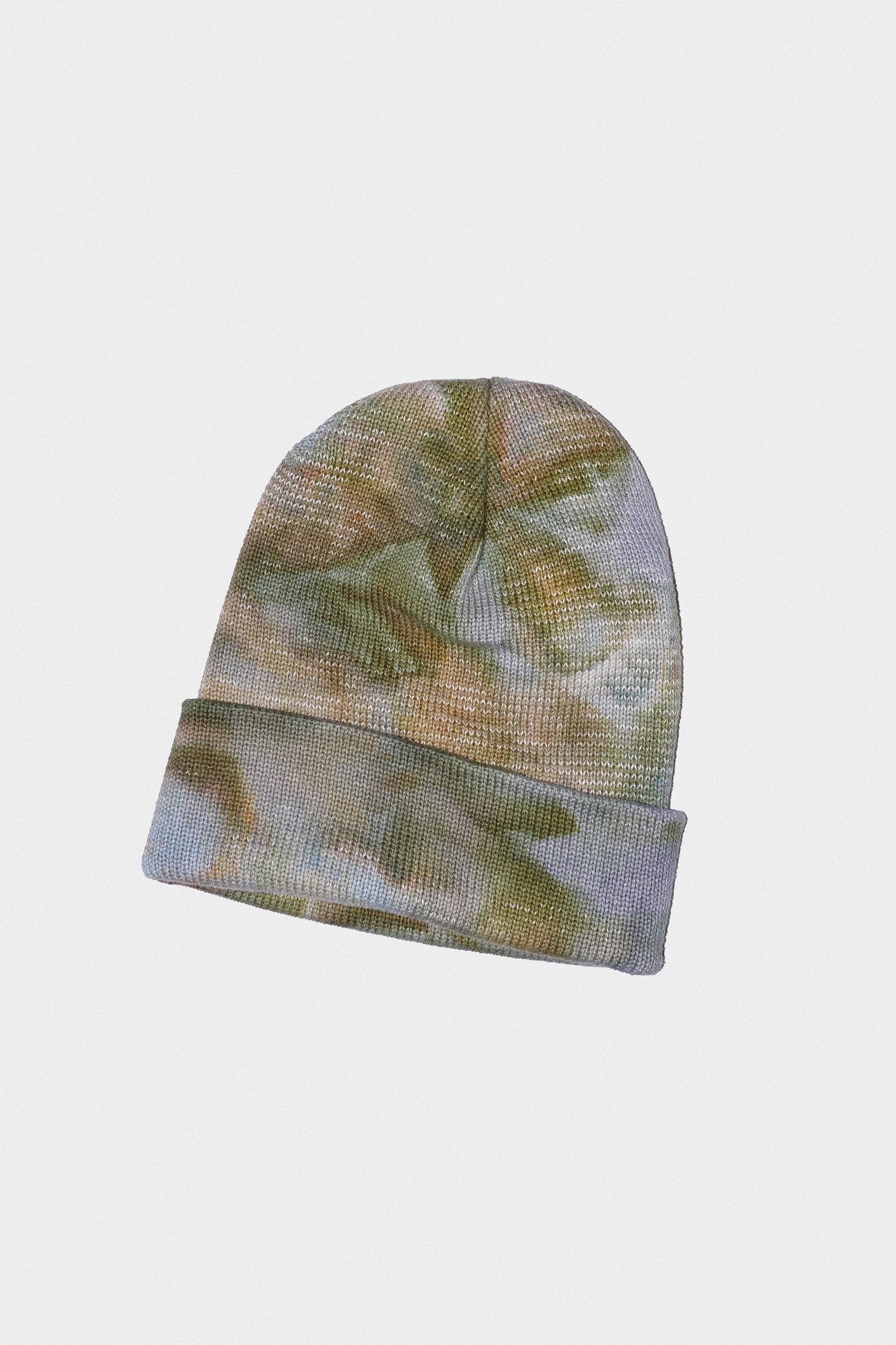 Cotton Beanie in Olive