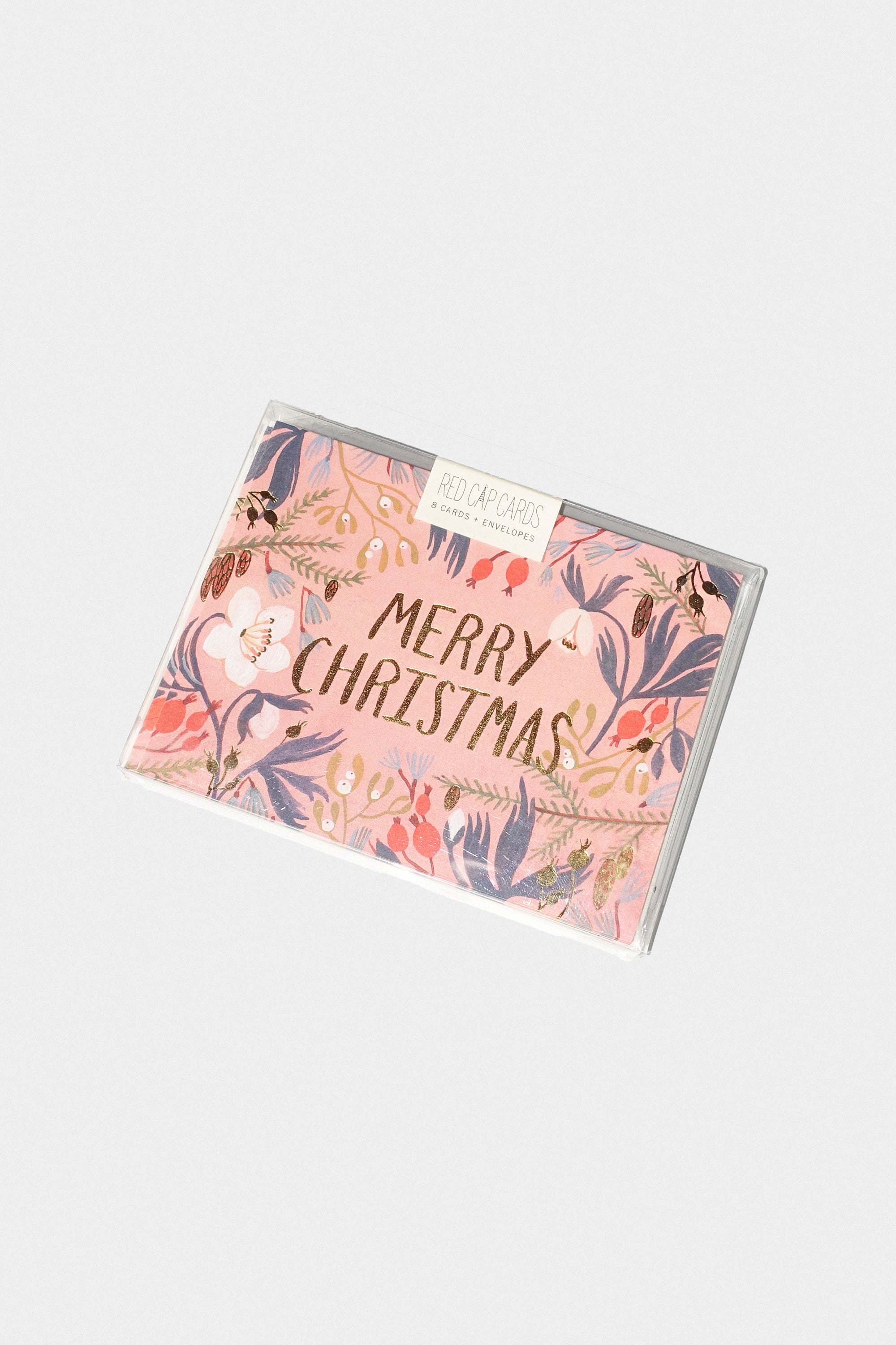 Holiday Card Set: Christmas Flowers