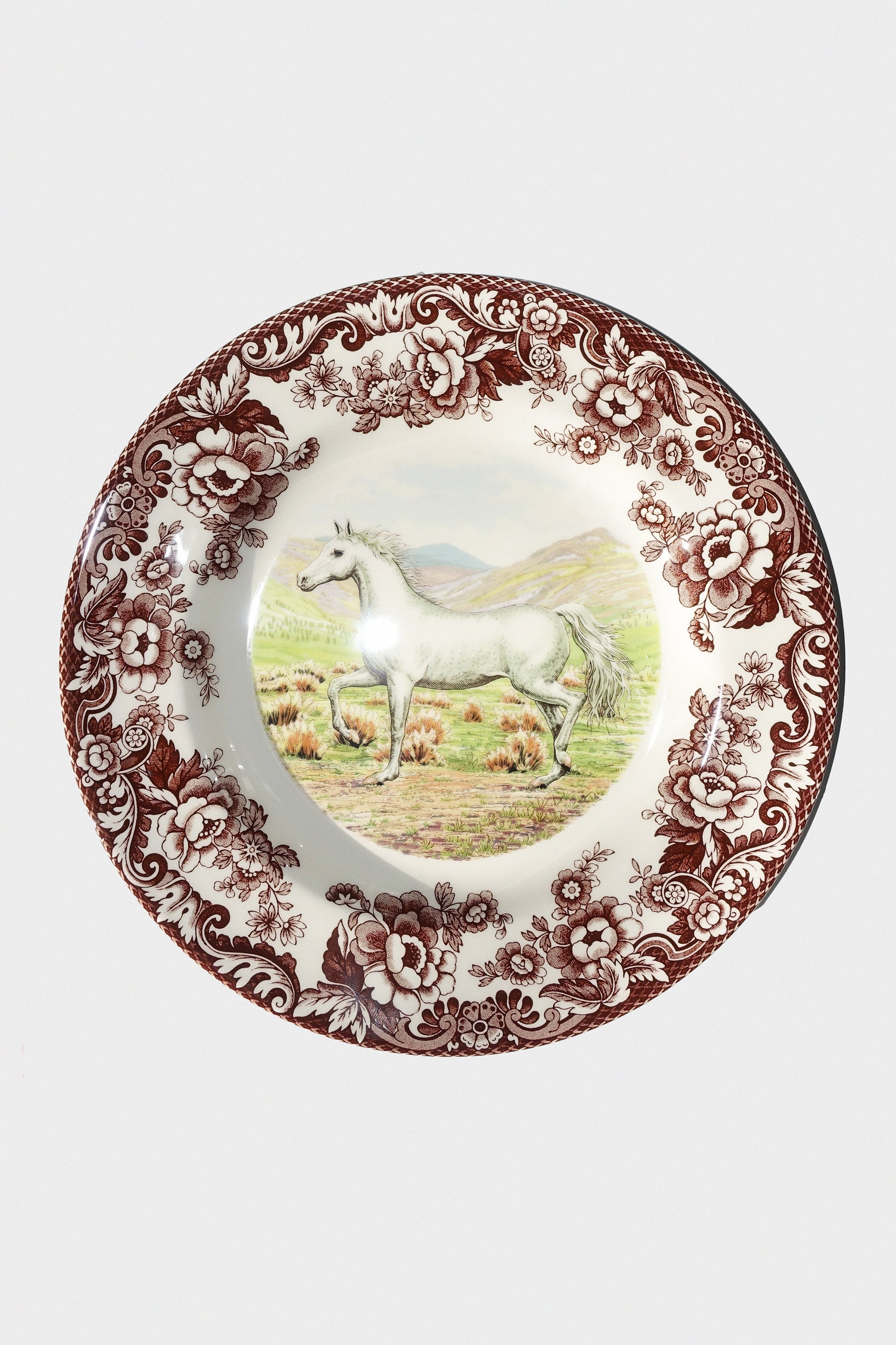 Woodland Horses 10.5" Dinner Plate in Arabian Horse by Spode