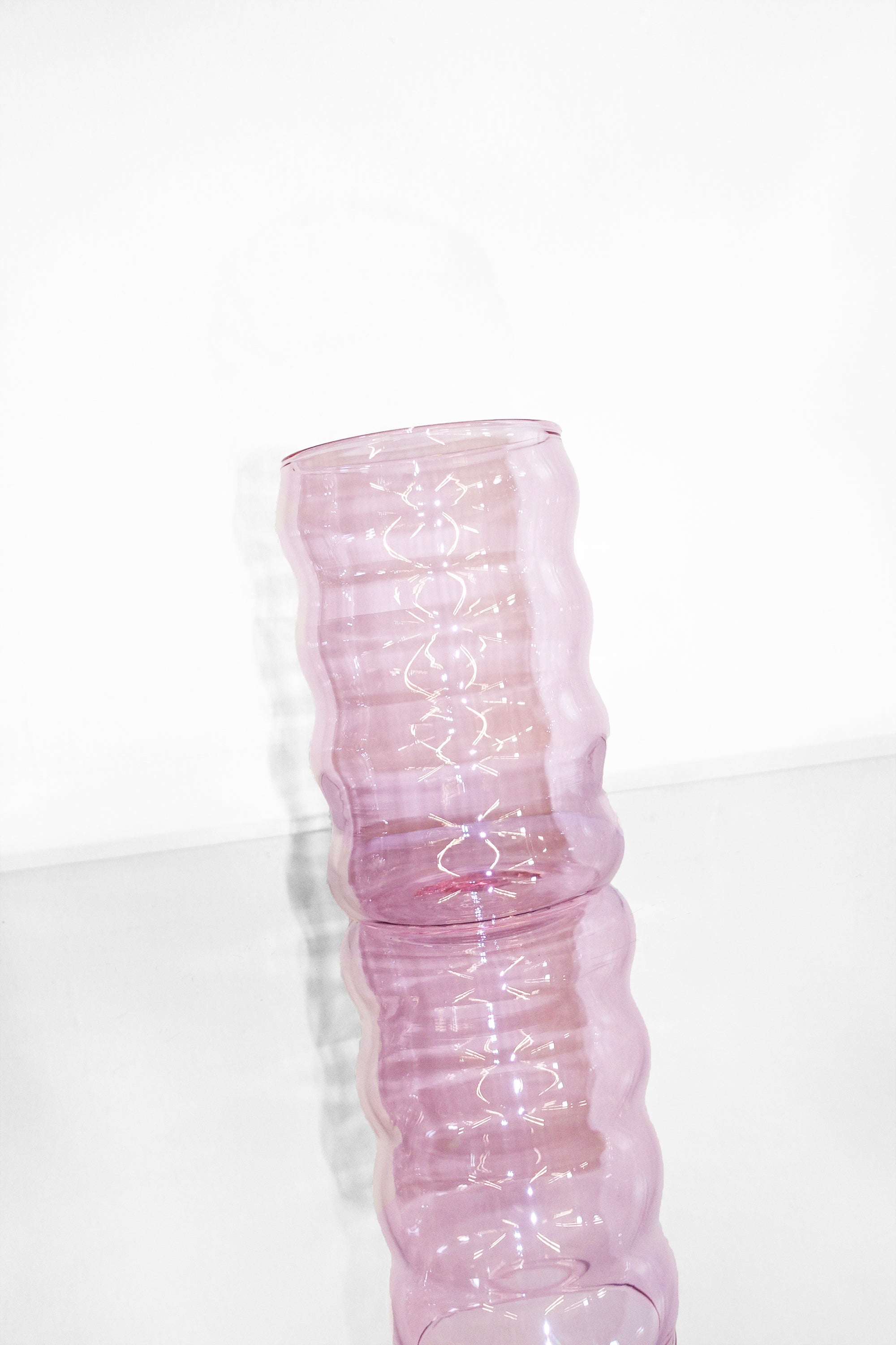 Ripple Cup in 12oz Pink by Sophie Lou Jacobsen