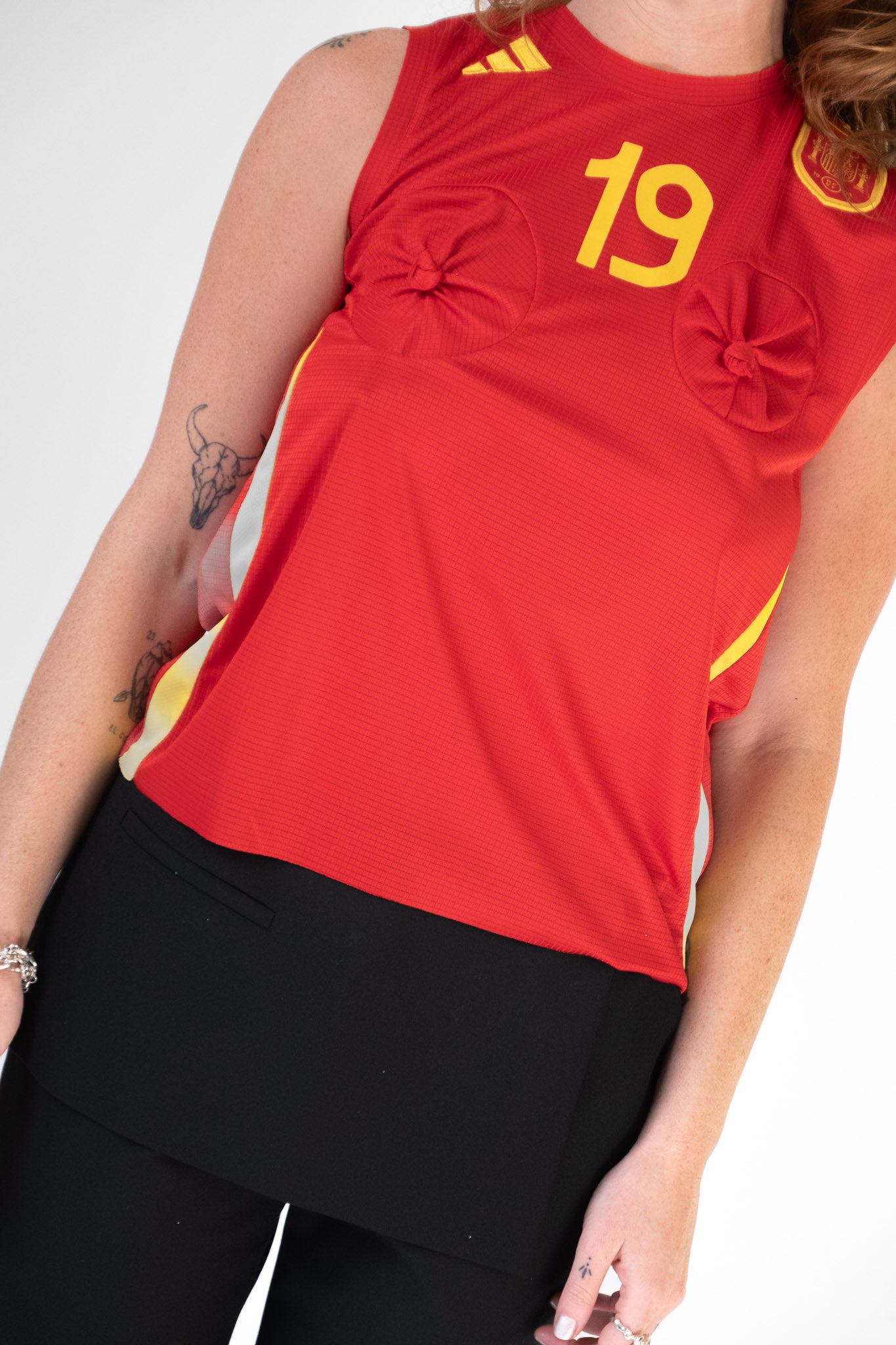 Football Punk Top in Multi