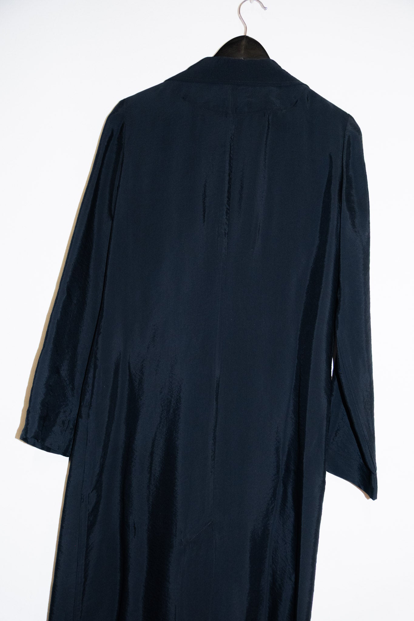 Long Unlined Duster in Black