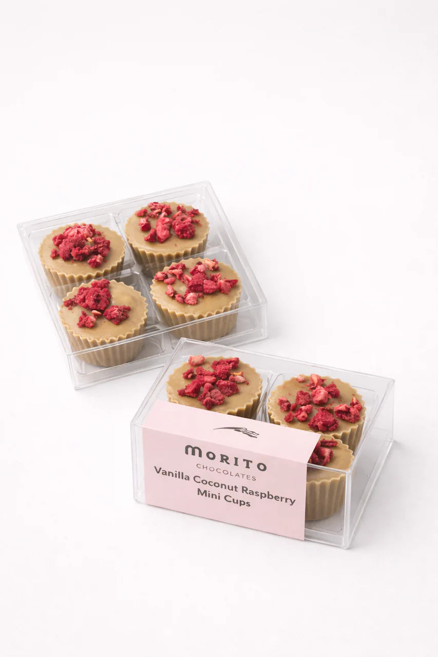 Vanilla Coconut Raspberry Mini Cups