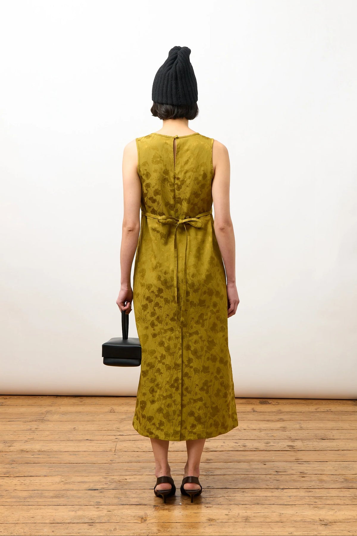 Erika Dress in Golden Ochre