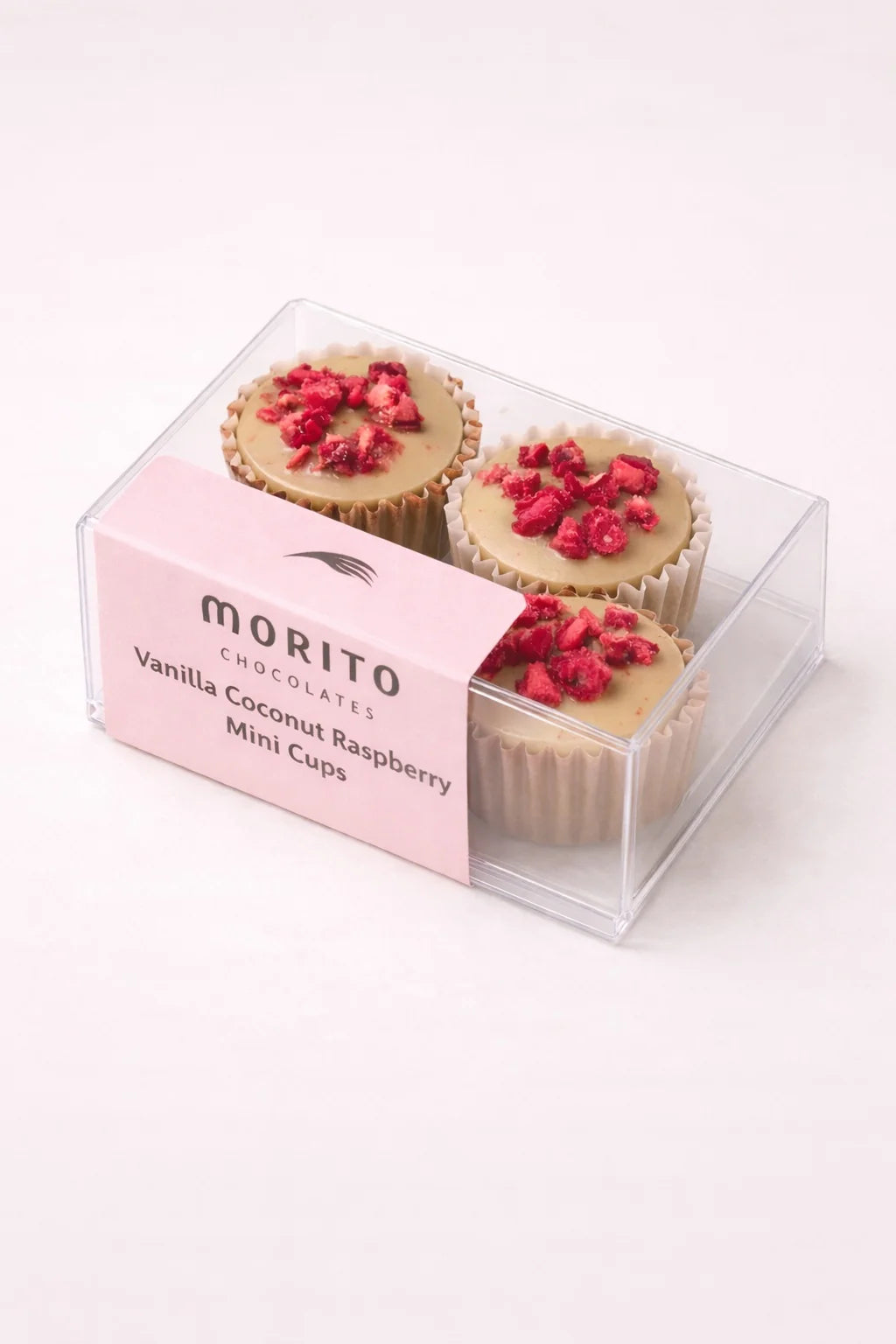 Vanilla Coconut Raspberry Mini Cups