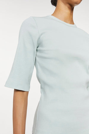 Sprint T-Shirt in Light Fog Blue by Rodebjer