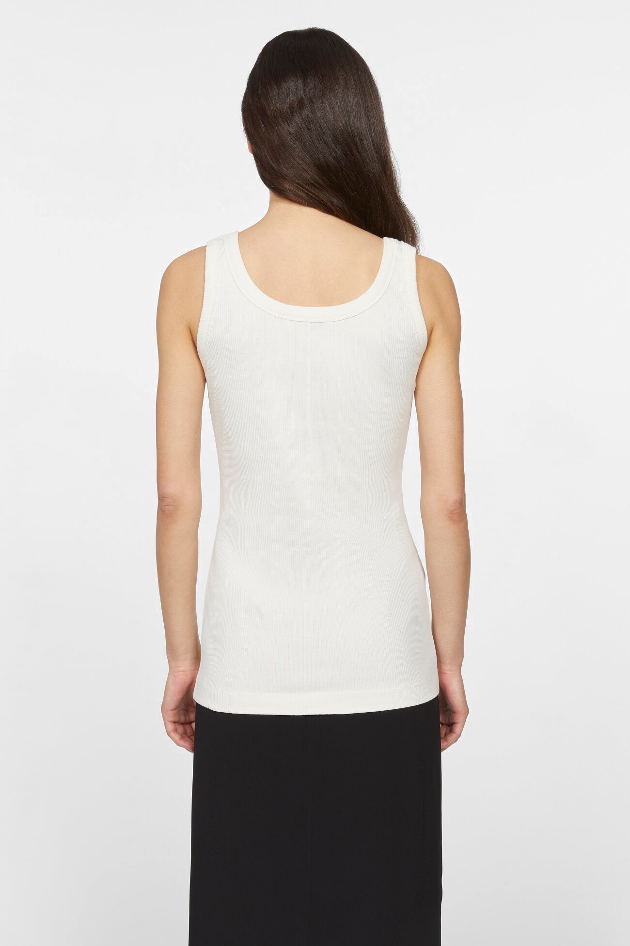 Jump Rib Top in White Organic Cotton by Rodebjer http://www.shoprecital.com