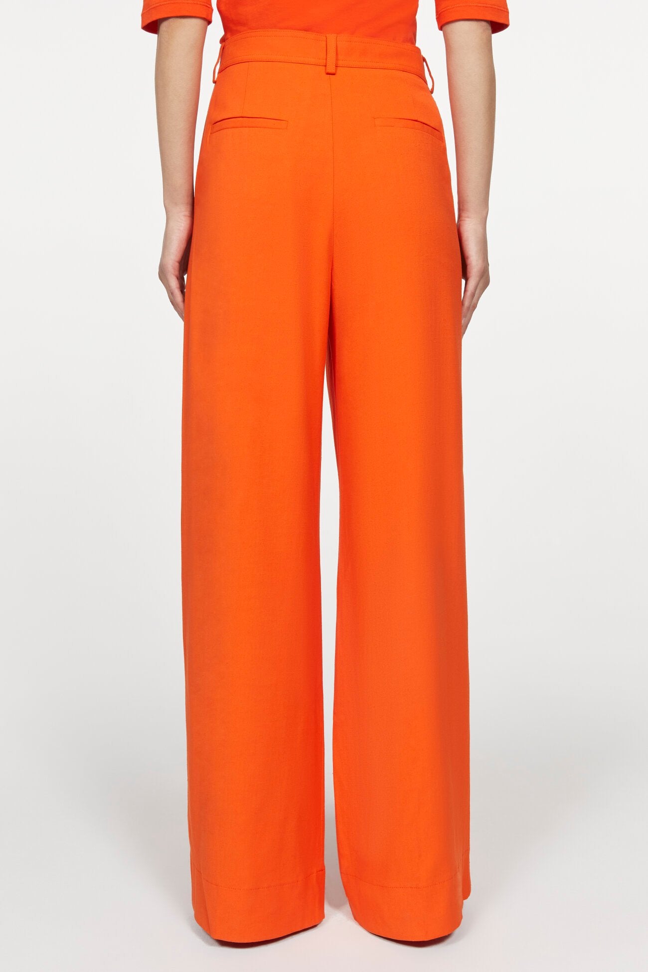 Addie Wide Pants in Cherry Tomato by Rodebjer http://www.shoprecital.com