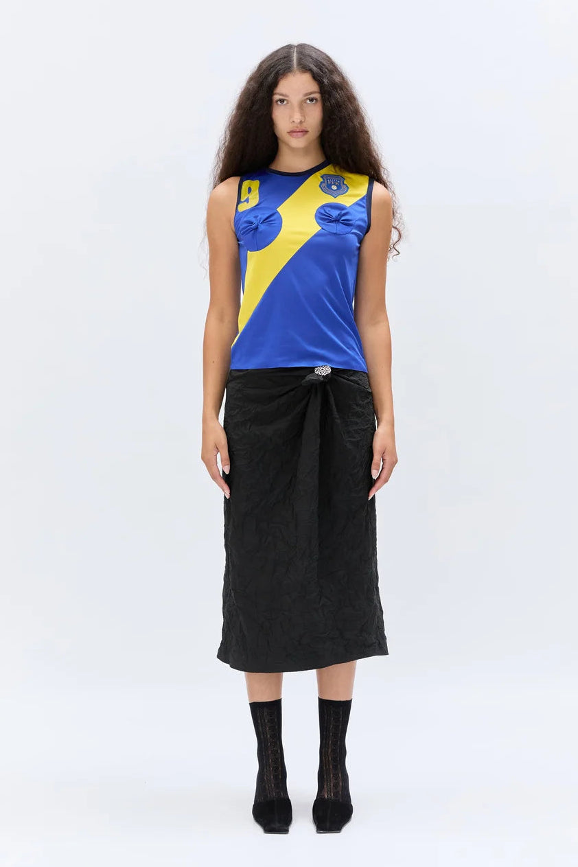 Football Punk Top in Multi