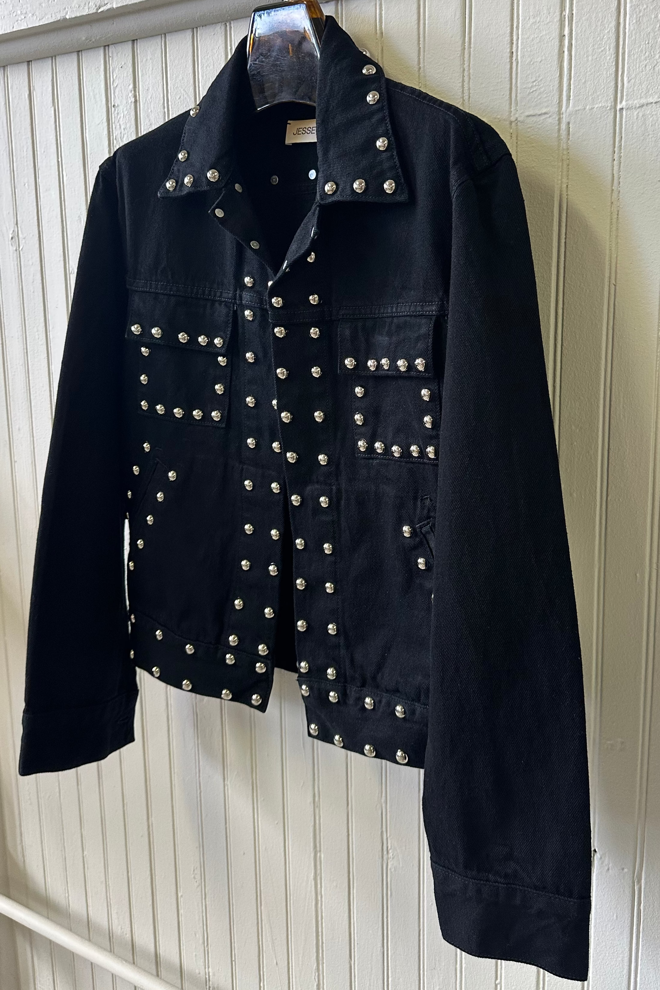 Studded Ranch Jacket in Black