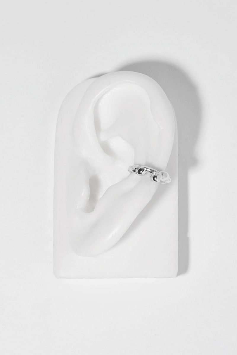 Lava Ear Cuff in Sterling Silver by Faris