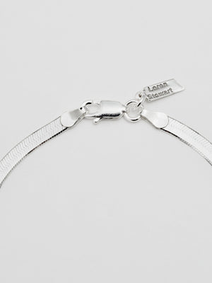 Herringbone Bracelet in Sterling Silver by Loren Stewart