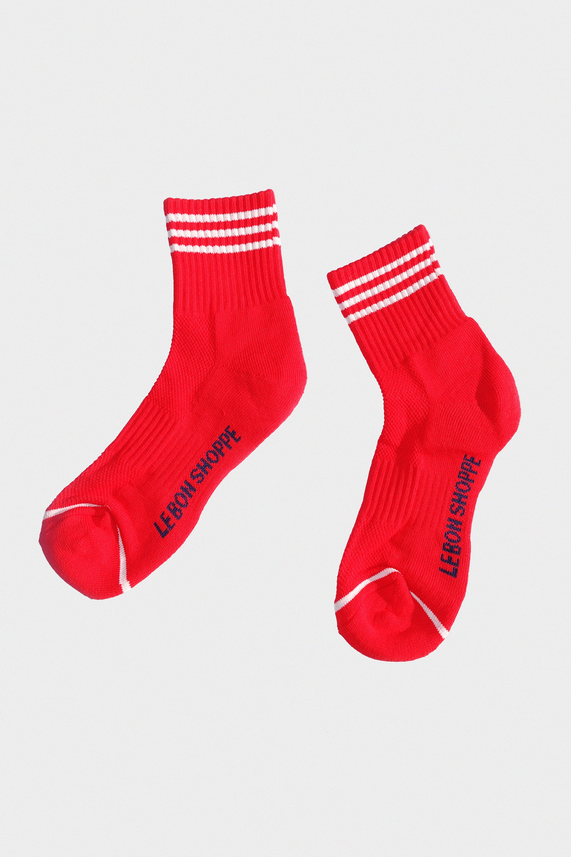 Girlfriend Socks in Scarlet by Le Bon Shoppe