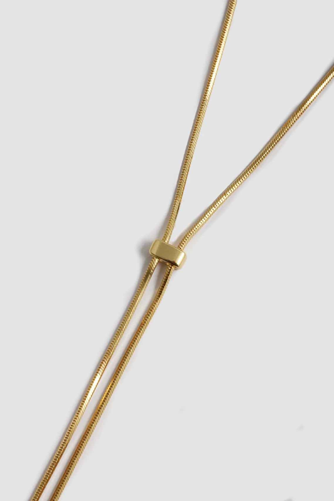 Bolo Pendant Necklace in Gold Vermeil
