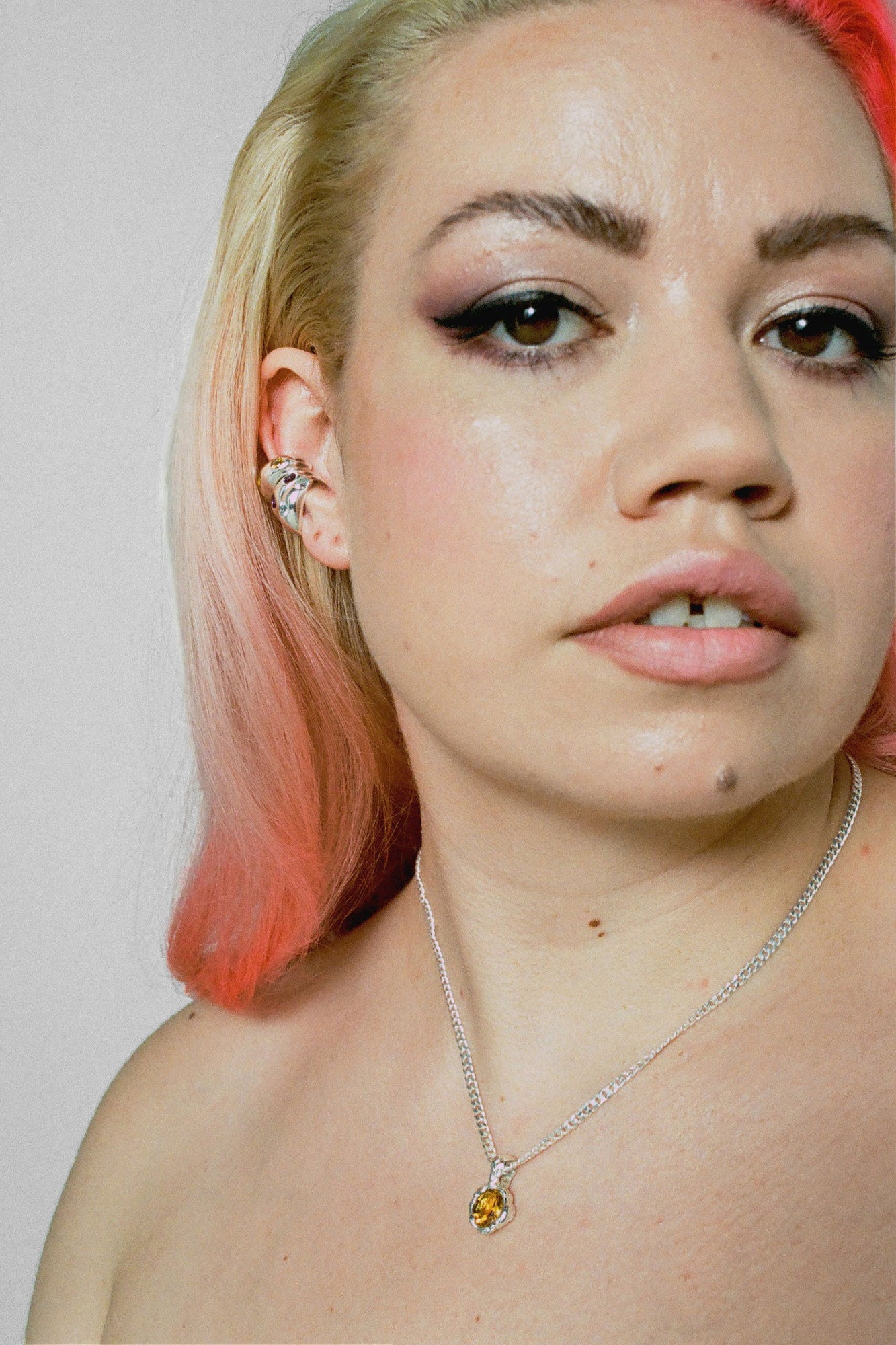 Prince Necklace in Sterling Silver & Citrine by Faris http://www.shoprecital.com